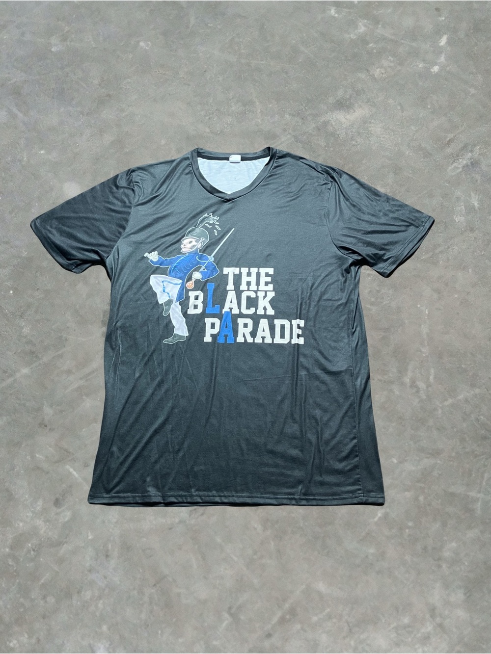 My Chemical Romance The Black Parade Jersey Mens Size XL Black/Blue